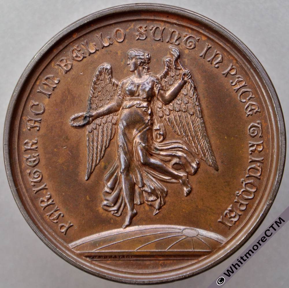 Lambeth Polytechnic Medal 45mm By Restall. Bronze. Figure of Victory.