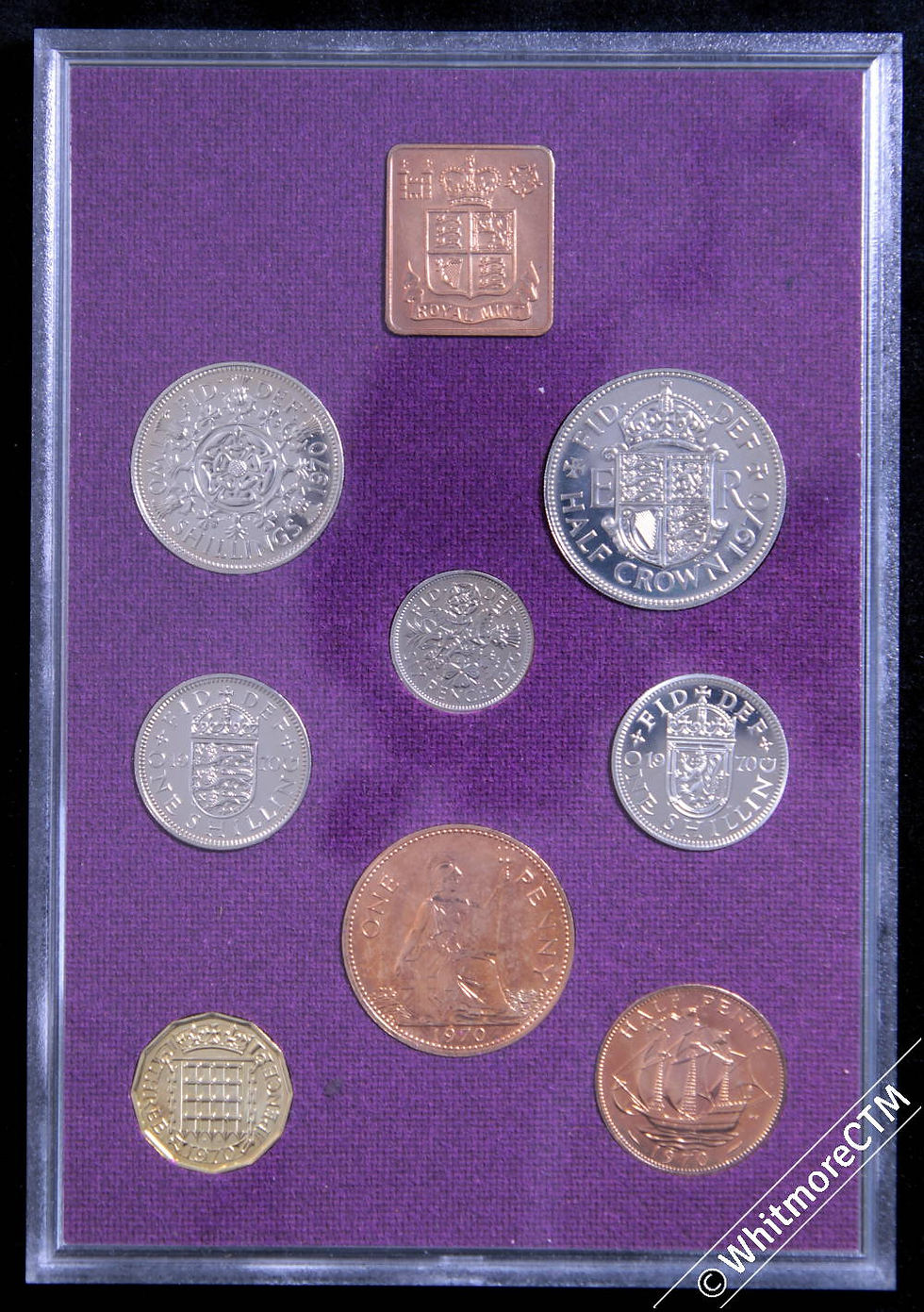1970 Royal Mint presentation proof set of the last UK predecimal