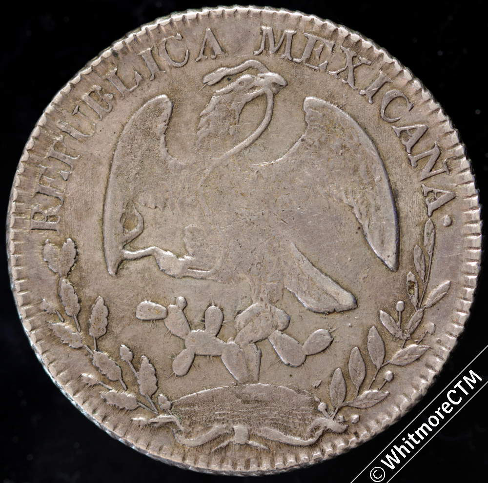 1851 Mexico 8 Reales 1851 Pi MC San Luis Potosi Mint