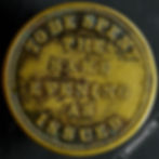 Thumbnail: Birmingham Concert Hall Inn Pub token 24mm 2ᴰ½ W1567 spent the same evening