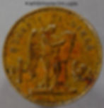 France Paris Aux Glaces Jeton de Maison Close 22mm Padded brass brothel token