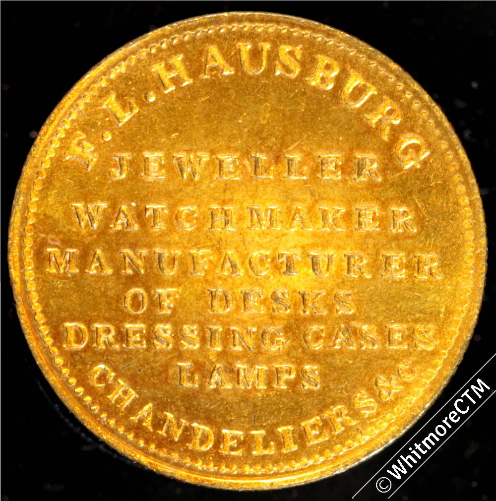 Unofficial Farthing Token Liverpool 2156 F L Hausburg Jeweller Plain 4