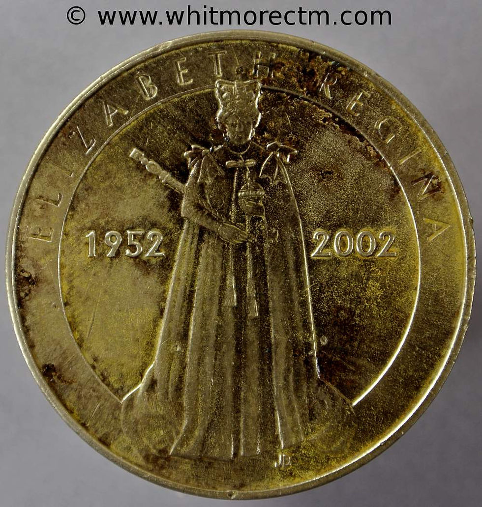 2002 Golden Jubilee Medal Saint George’s School Hanover Square London 38mm