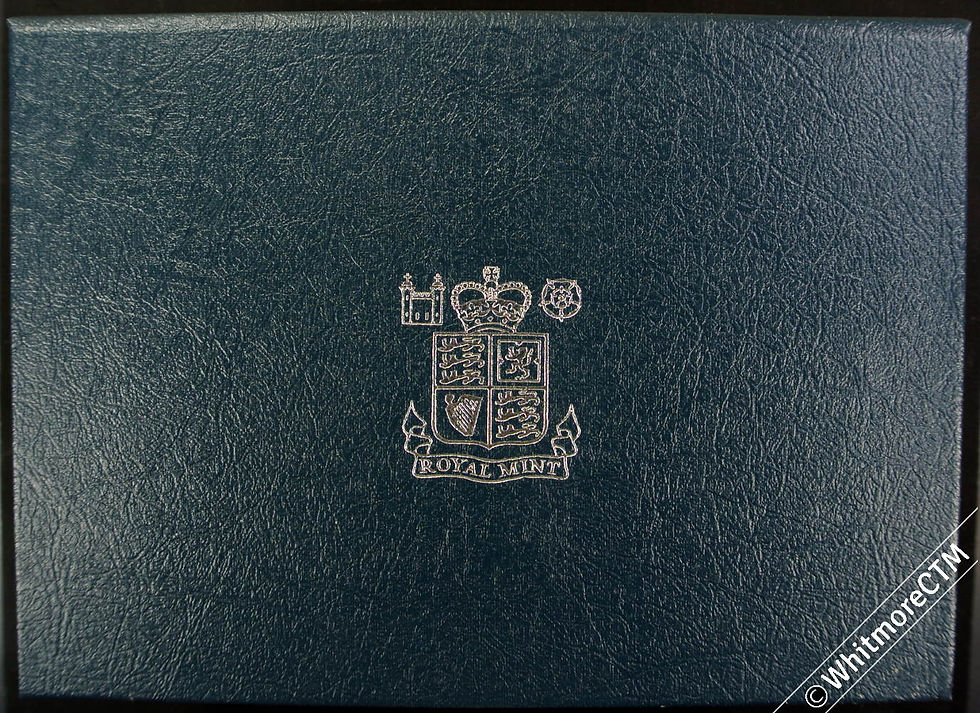 Thumbnail: 1987 Royal Mint presentation proof set of 7 Coins UK decimal coinage