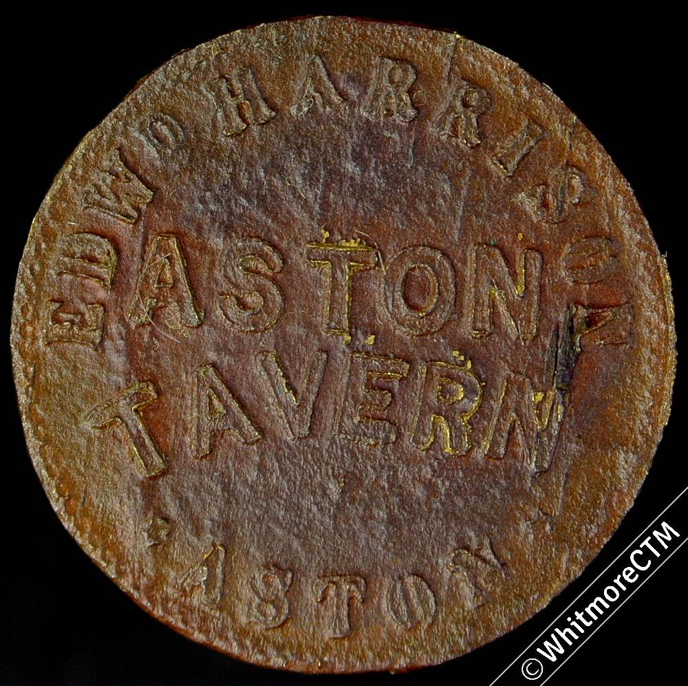 Inn / Pub Token Birmingham Aston Tavern 3D W1098 Fine Ale wines & Spirits