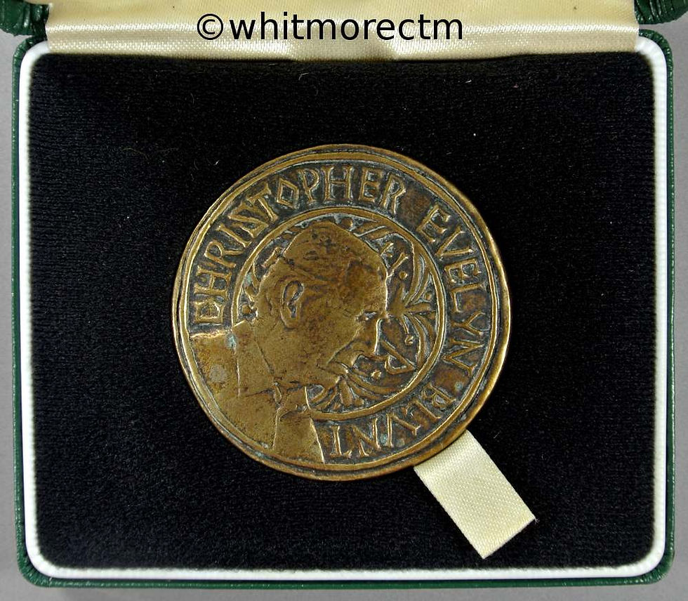 Thumbnail: 1984 80th Birthday of Christopher Blunt (Numismatist) 50mm Case