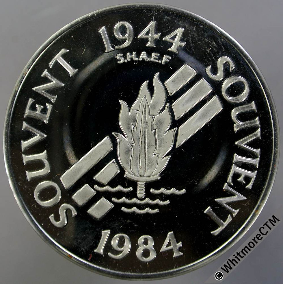 Thumbnail: 1984 Portsmouth 40th Anniversary of D Day landings Medal 44mm Cupro­nickel