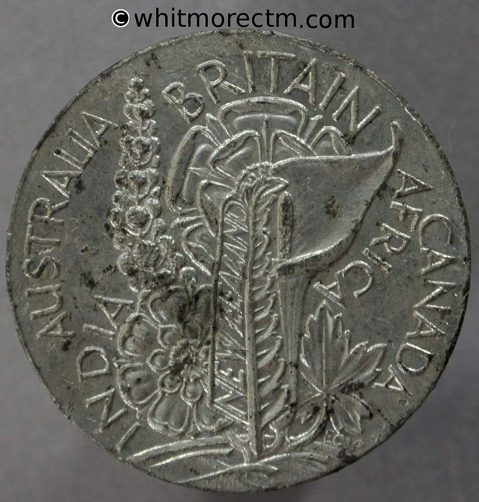 1935 George V Silver Jubilee Medallion 26mm Unrecorded in White Metal B4251