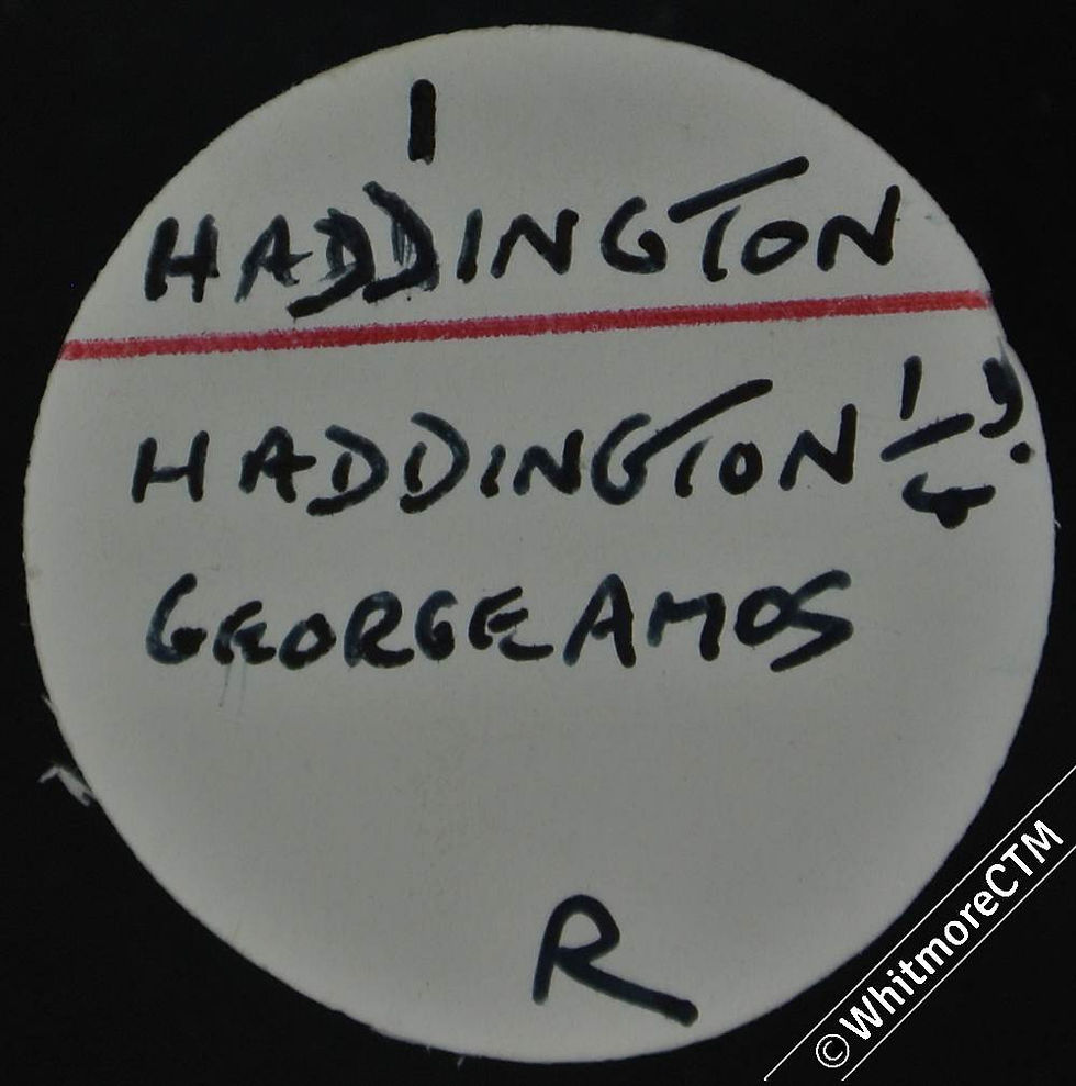 Thumbnail: 18th Century Farthing Token Haddington 1 George Amos Crossed pipes – Holed