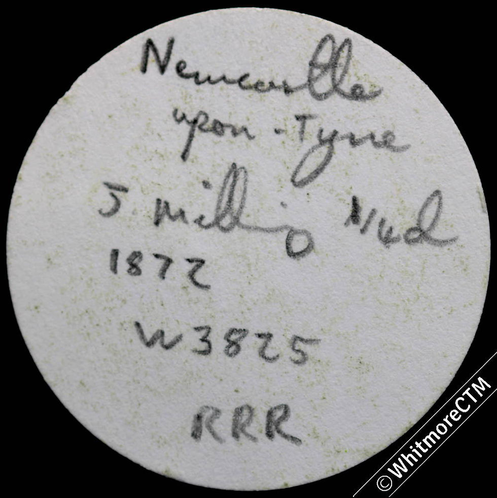 Thumbnail: Unofficial Farthing Newcastle upon Tyne 3825 J Milling Clothier. Ex Rare