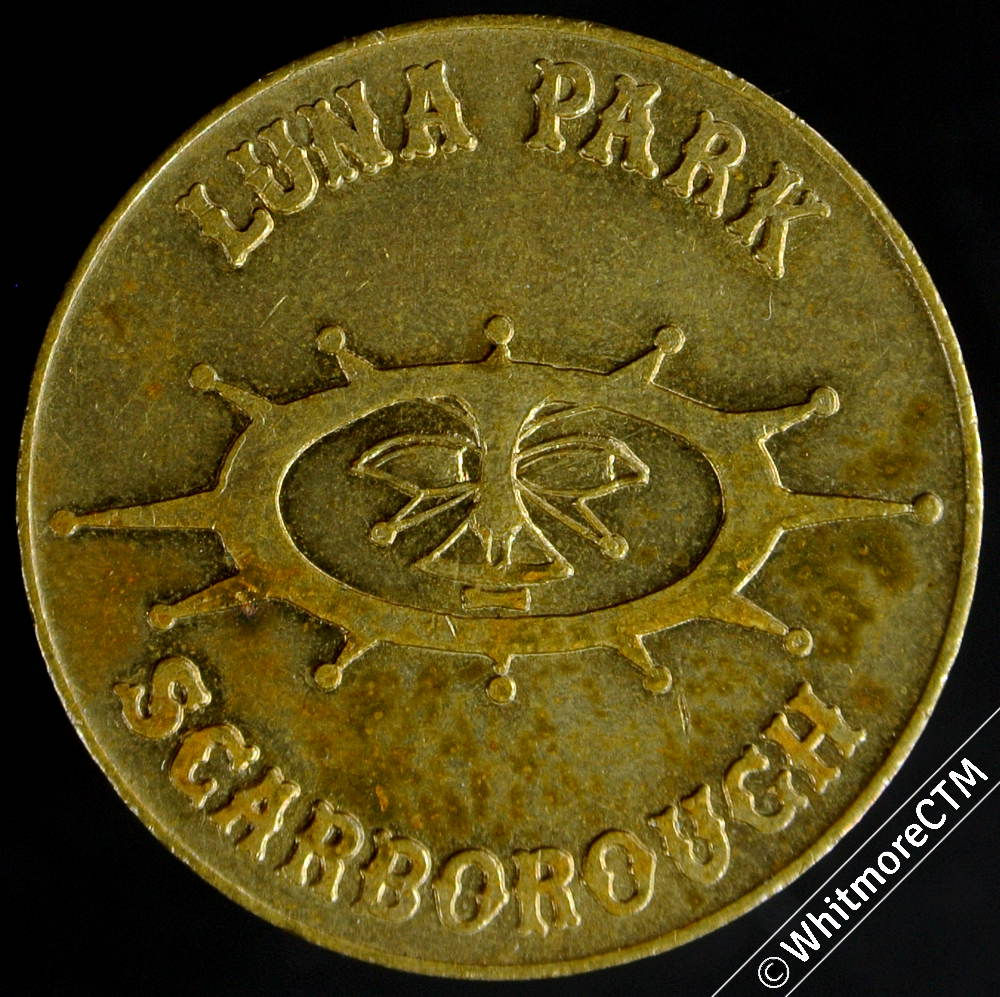 Scarborough Luna Park Medal 26mm Gilt bronze