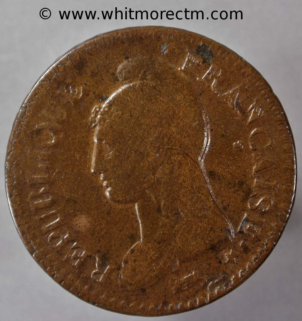 France C137 1 Decime coin L’an 7 A