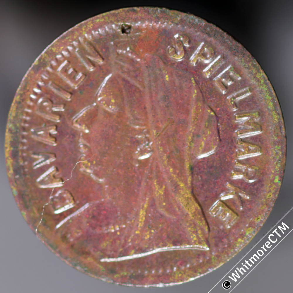 Toy Coin Balmberger Sovereign 12.5mm Brass. Rogers 621 Very Rare