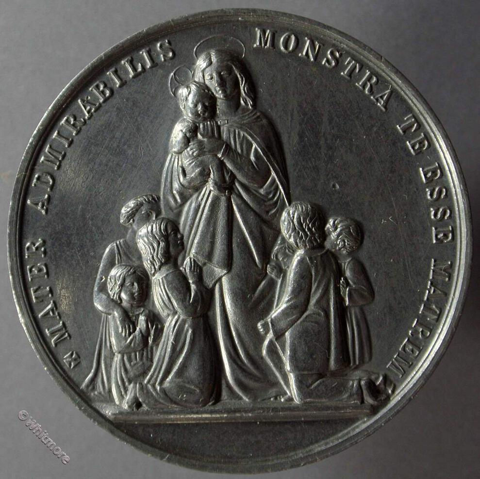 Catholic School Committee Medallion 47mm Reward for Good Conduct Obv D2181 Rev D2182