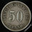 Thumbnail: 1875 Germany 50 Pfennig 1875A