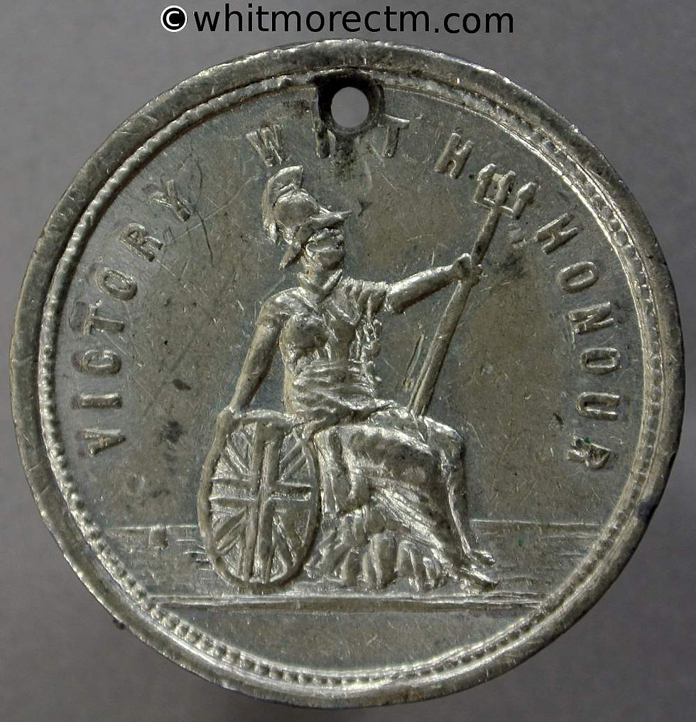 Thumbnail: 1919 Peace Medal 32mm Dove in wreath "Victory with honour"