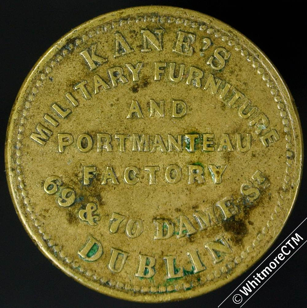 Unofficial Farthing Dublin 6090b Kane's Military Furniture. Coin Die Axis