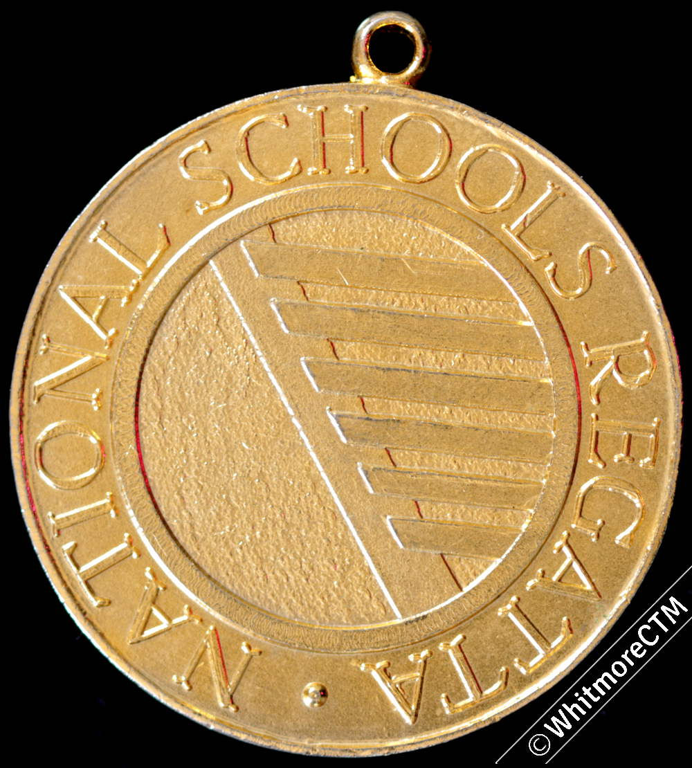 National Schools Regatta Medal 39mm founder Desmond Hill - Gilt Bronze