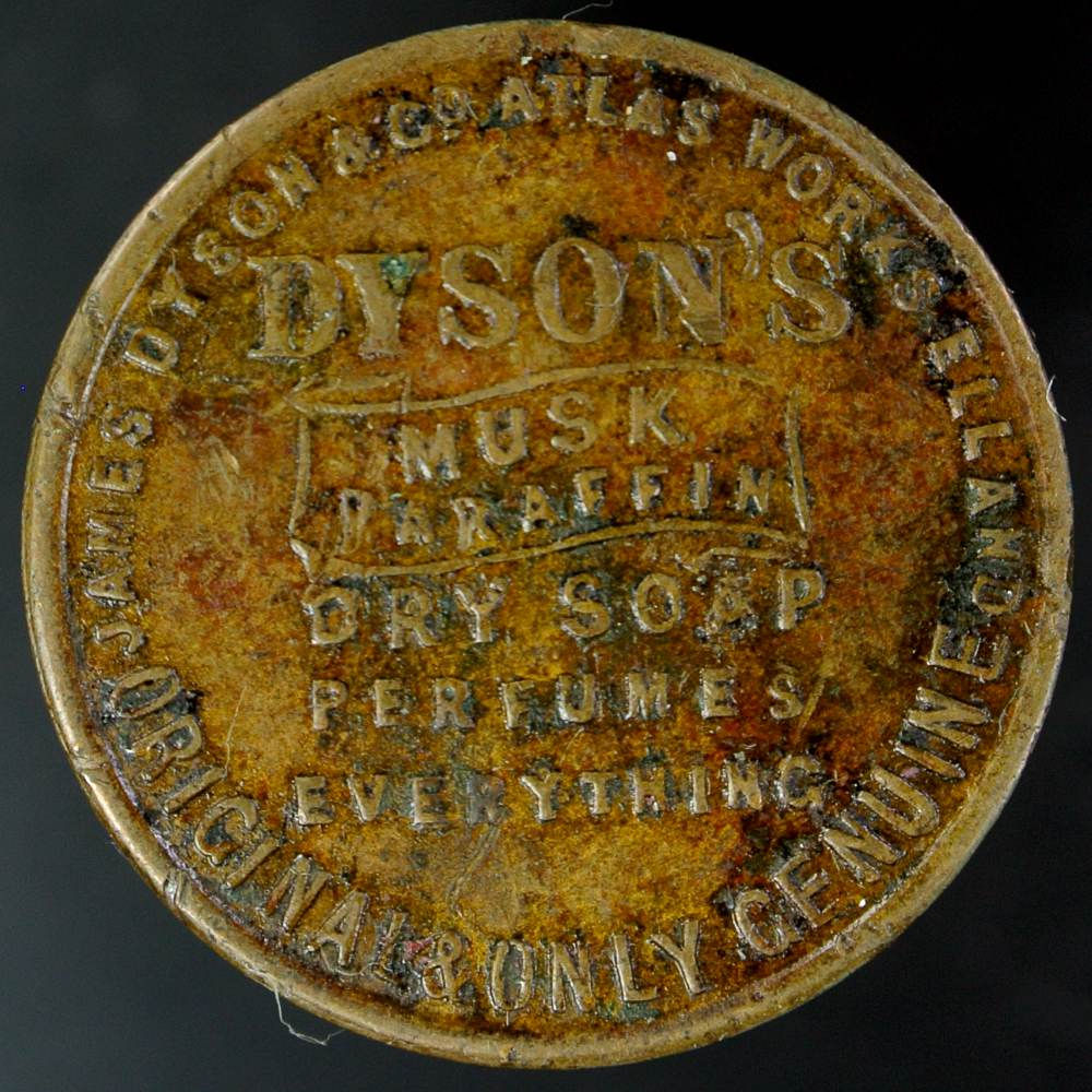 Unofficial Farthing Token Elland 1592 (1915 Leeds) James Dyson & Co. Rare. Bent