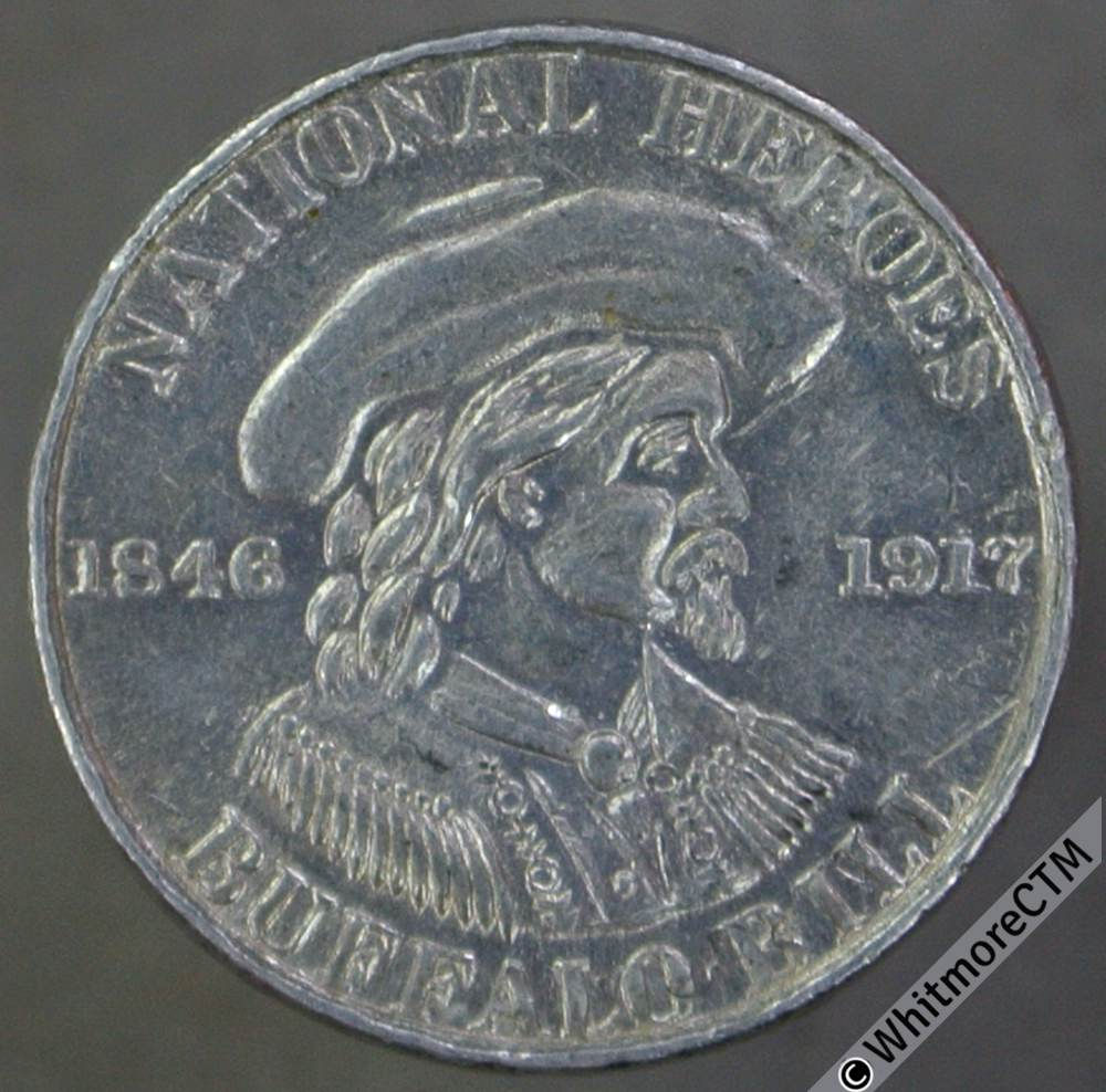 Toy Coin USA 16mm Mazuma play money 10 Buffalo Bill - Aluminium