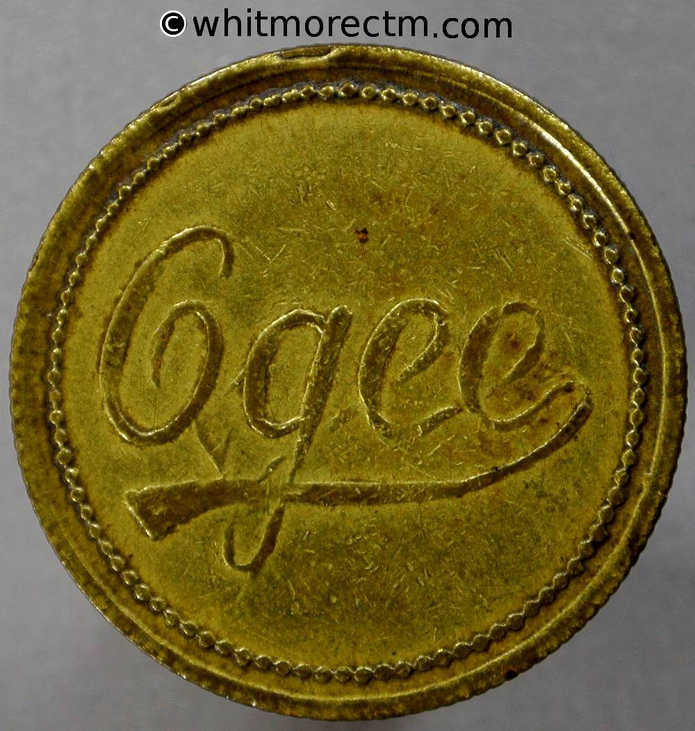 Barber Token Ogee 1/-