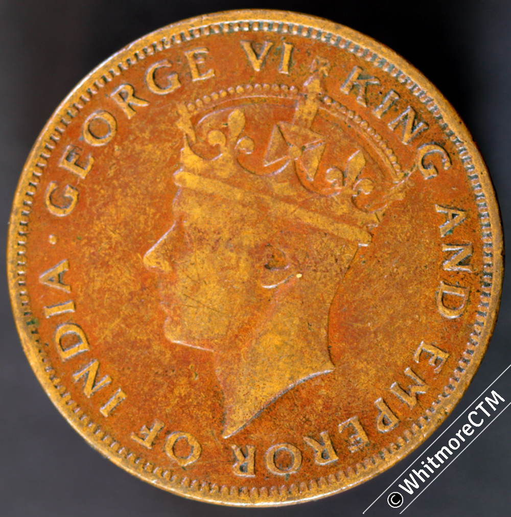 1944 British Honduras 1 Cent Y16