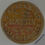 Thumbnail: Ticket Pass Token Wolverhampton 25mm Blakemore Baths. Uniface. Bronze
