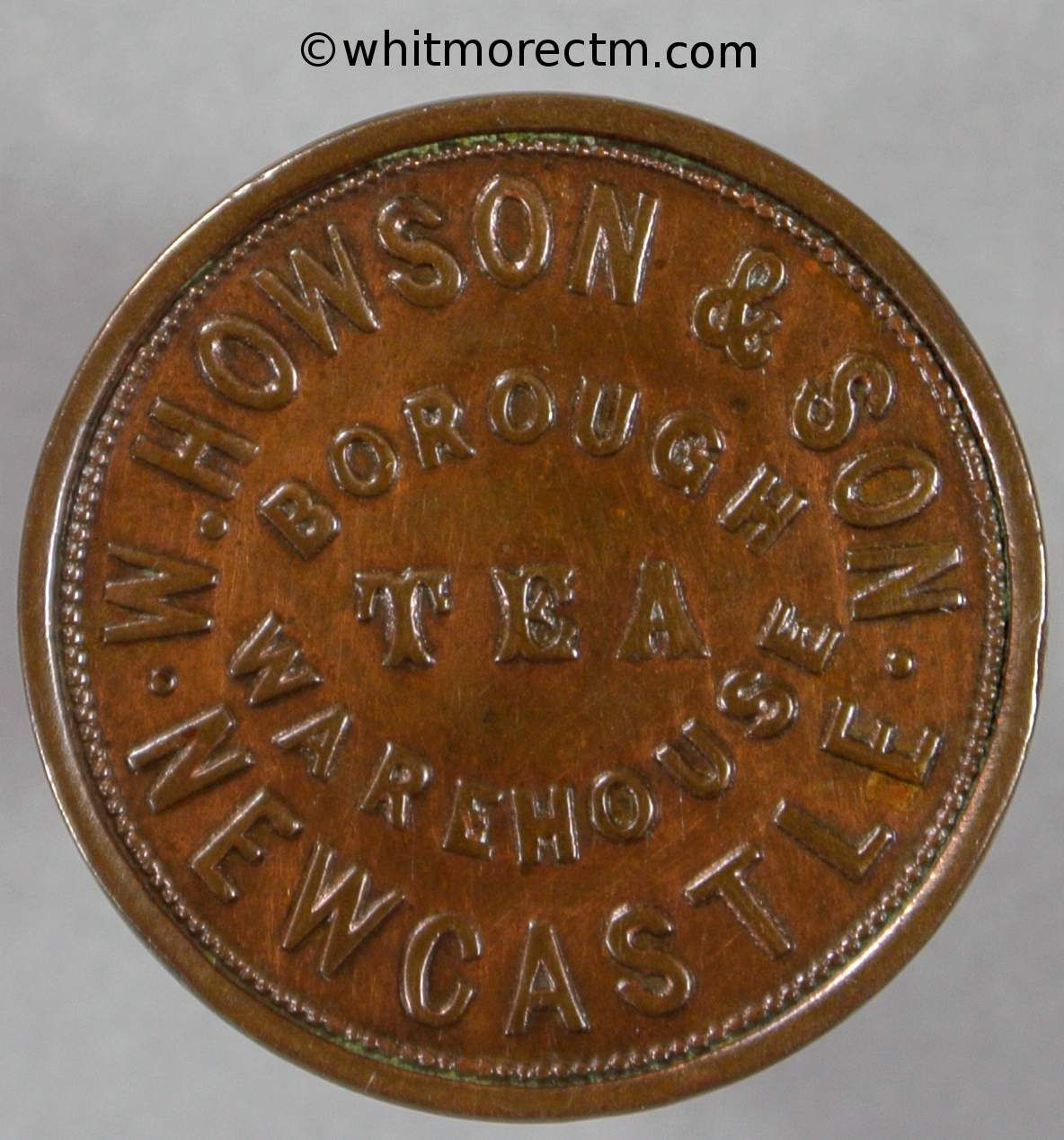 Unofficial Farthing Newcastle-under-Lyme 3770 W.Howson & Son - Rare