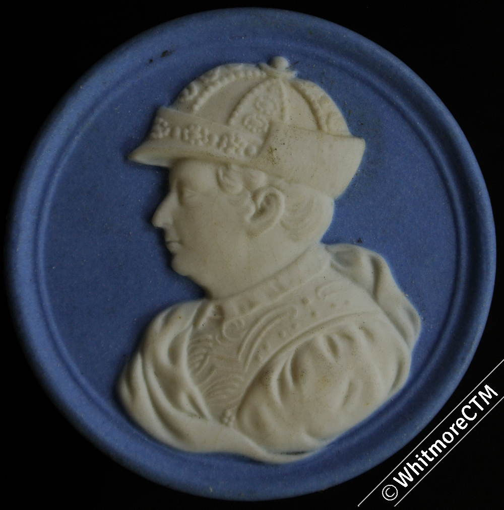 Kings of England Series Medal 41mm Edward IV 6mm thick ceramic Jasperware