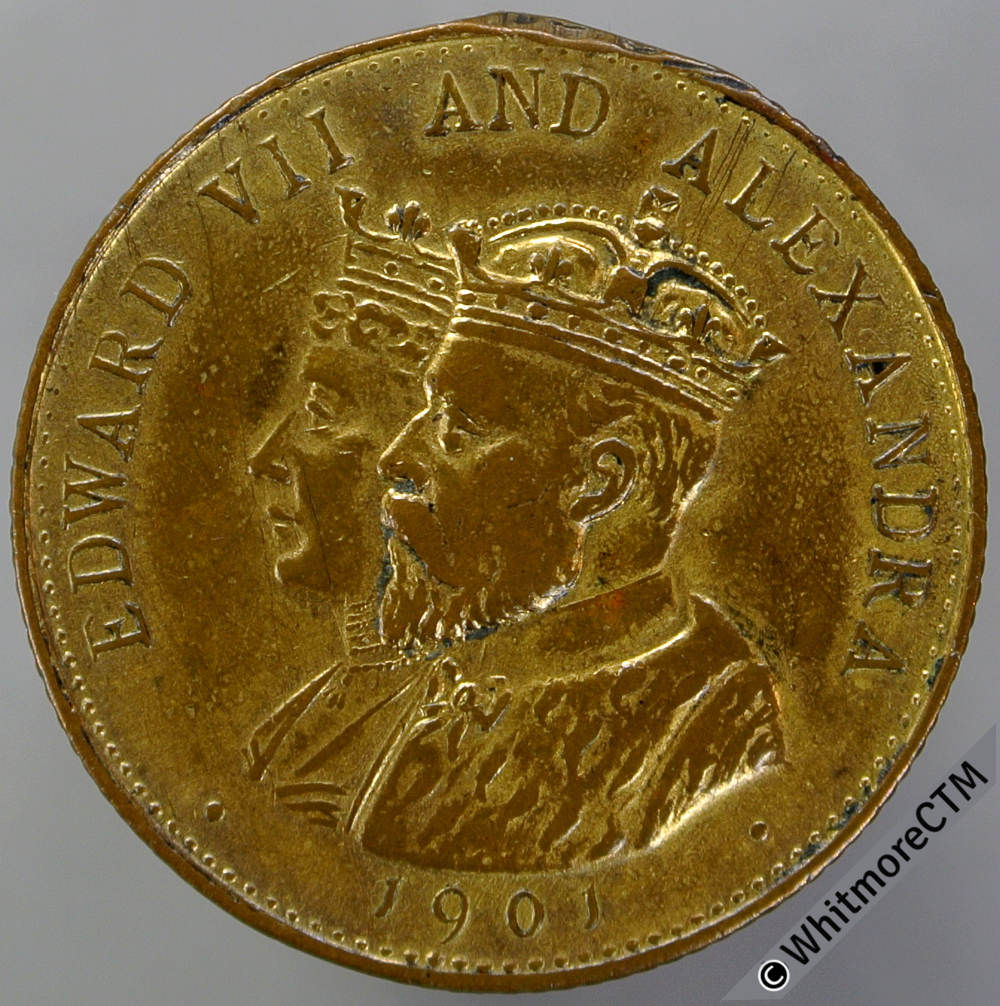 1901 Accession of Edward VII Medal 24mm WE4020C - W.Clarkson Costumier