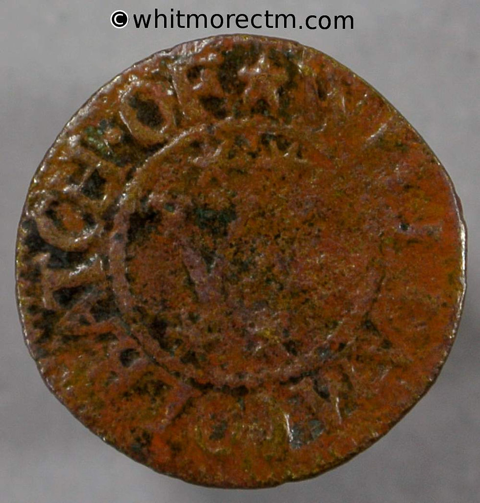 17th Century Token Worcester 137 William Colbatch H / City Arms