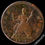Thumbnail: 1773 British Copper Farthing Obv & Rev Stop