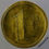 Thumbnail: Skipton refreshment Token 26mm Coffee Tavern Company Limited / 1D.- Gilt Brass