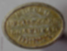 Communion Token Denny (Loanhead) MDCCLII Und. Ass. Con 28x21mm