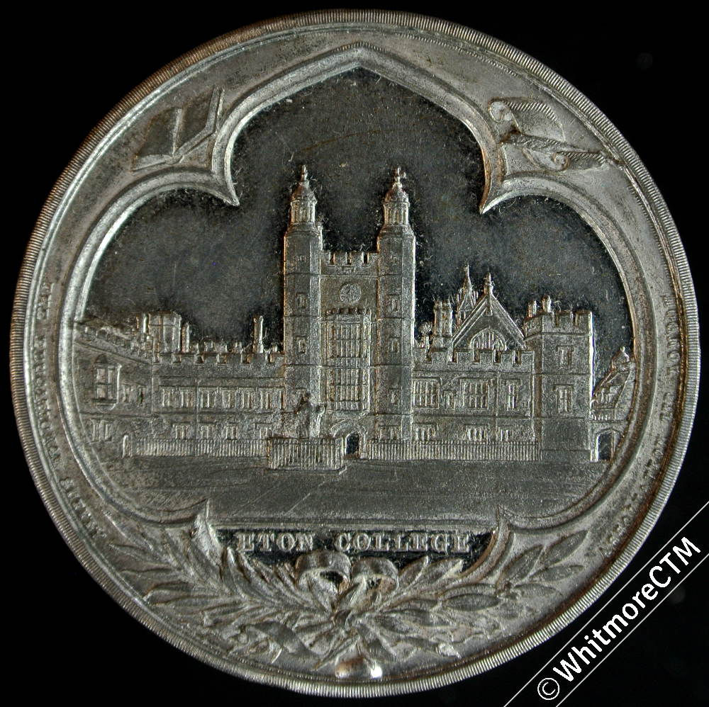 1893 Upton Bishop Hereford attendance Medal 45mm White metal