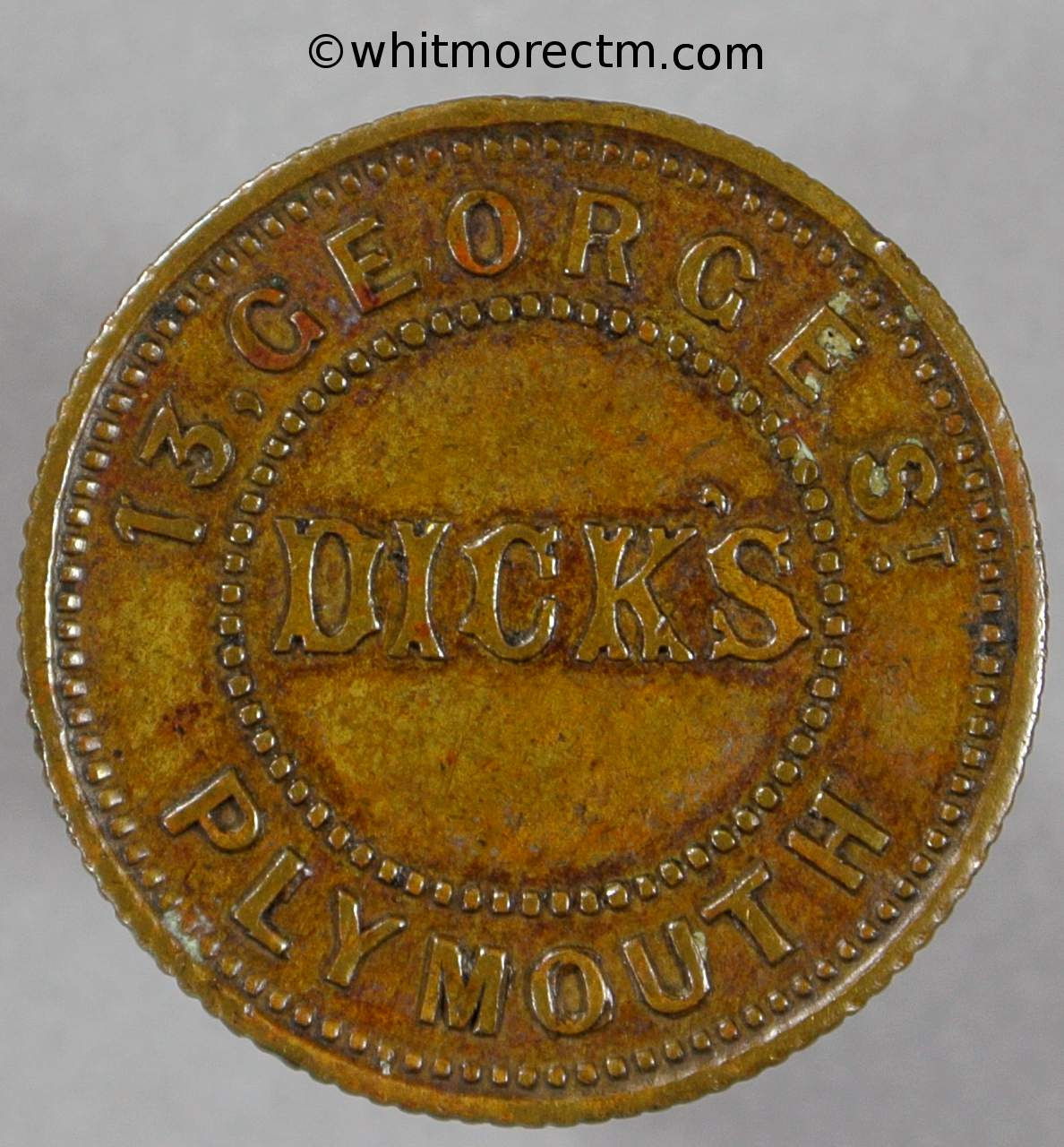 Unofficial Farthing Plymouth 4270 Dick's 13 George St - Rare