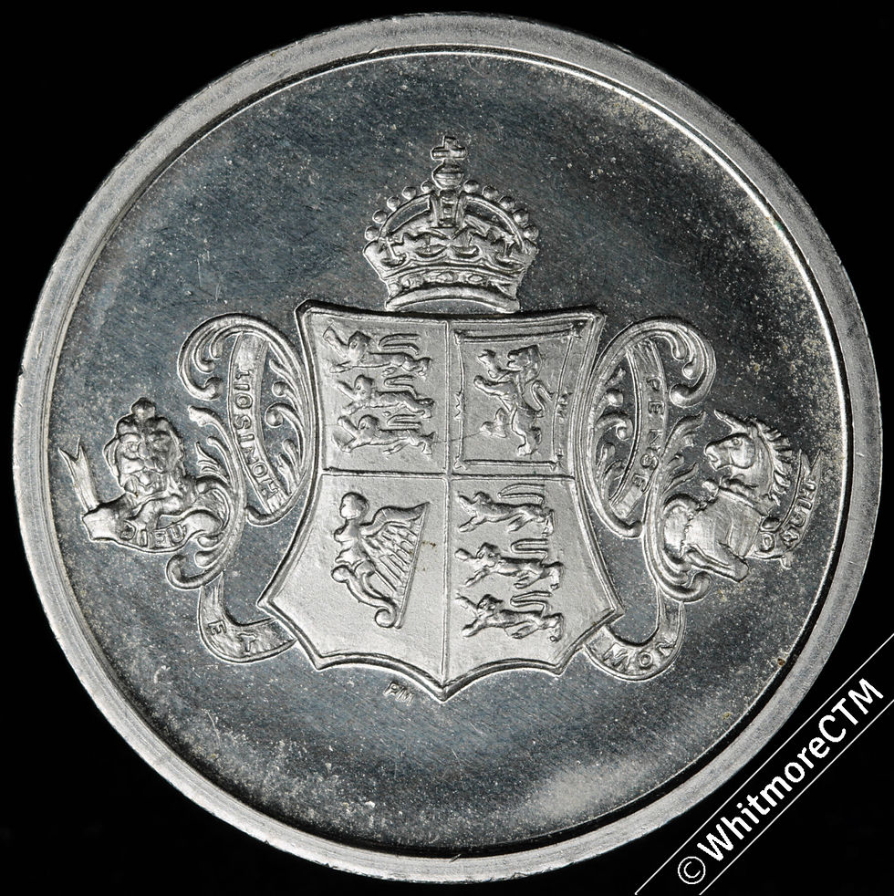 1992 Elizabeth II 40th Anniversary of Accession Medal 27mm Nickel OBV