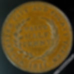 Thumbnail: 19th Century HalfPenny Worcester 1270 1811 Arms of city / Value in wreath.