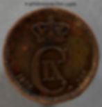 1902 Denmark 1 Ǿre coin