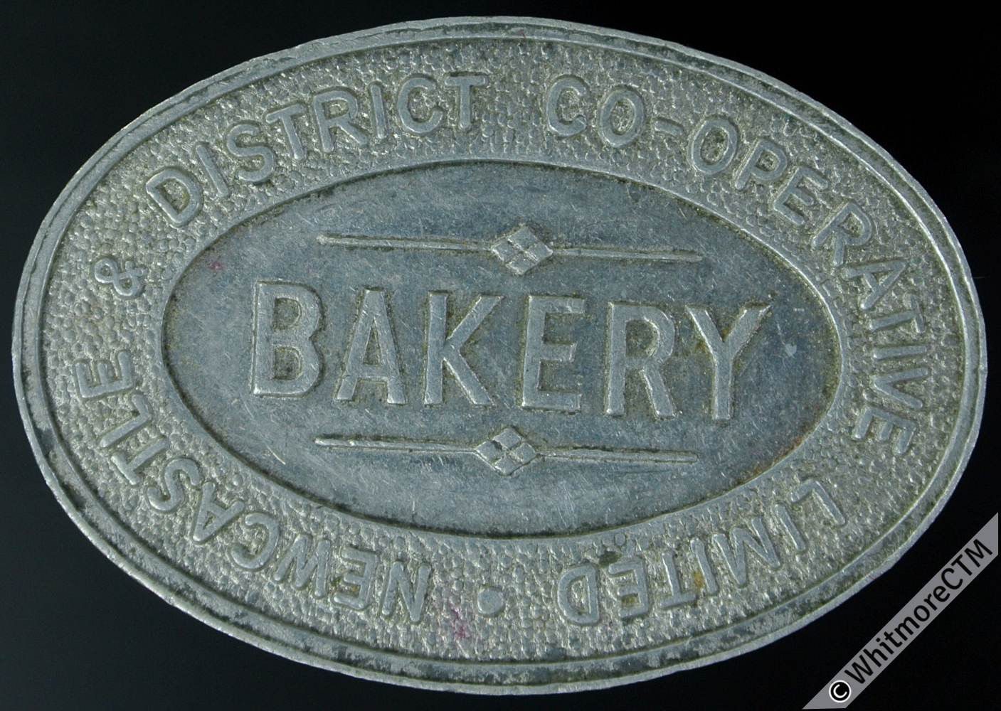 Australia Newcastle & District Co-Op token 33x23mm Oval aluminium