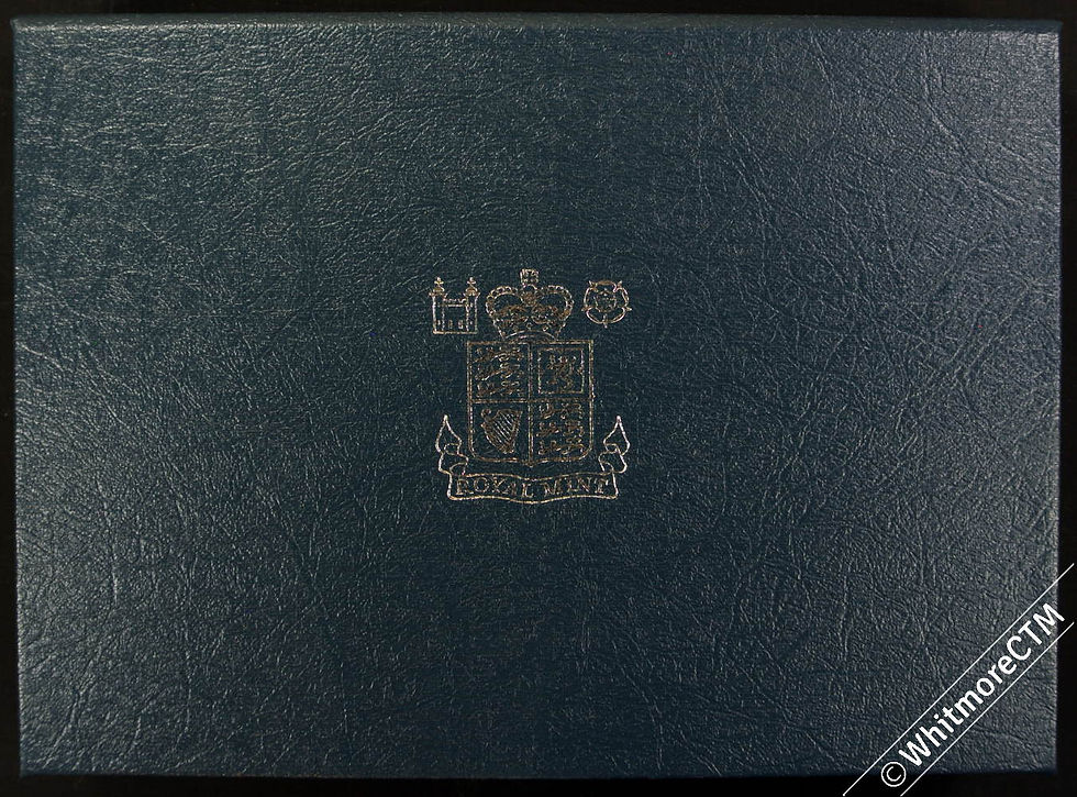 Thumbnail: 1983 Royal Mint presentation proof set of 8 Coins UK decimal coinage