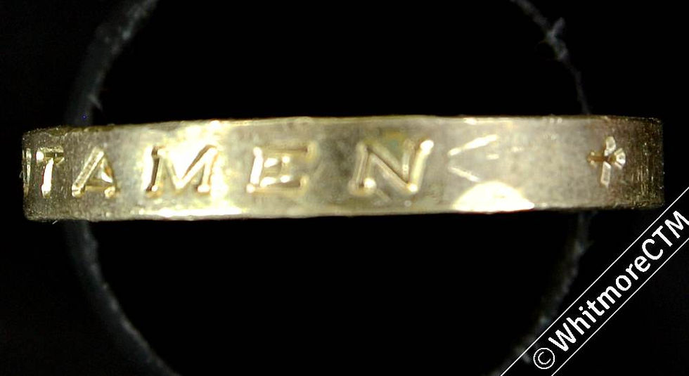 Thumbnail: British Decimal £1 Round Pound Error Blank with DECUS ET TUTAMEN edge