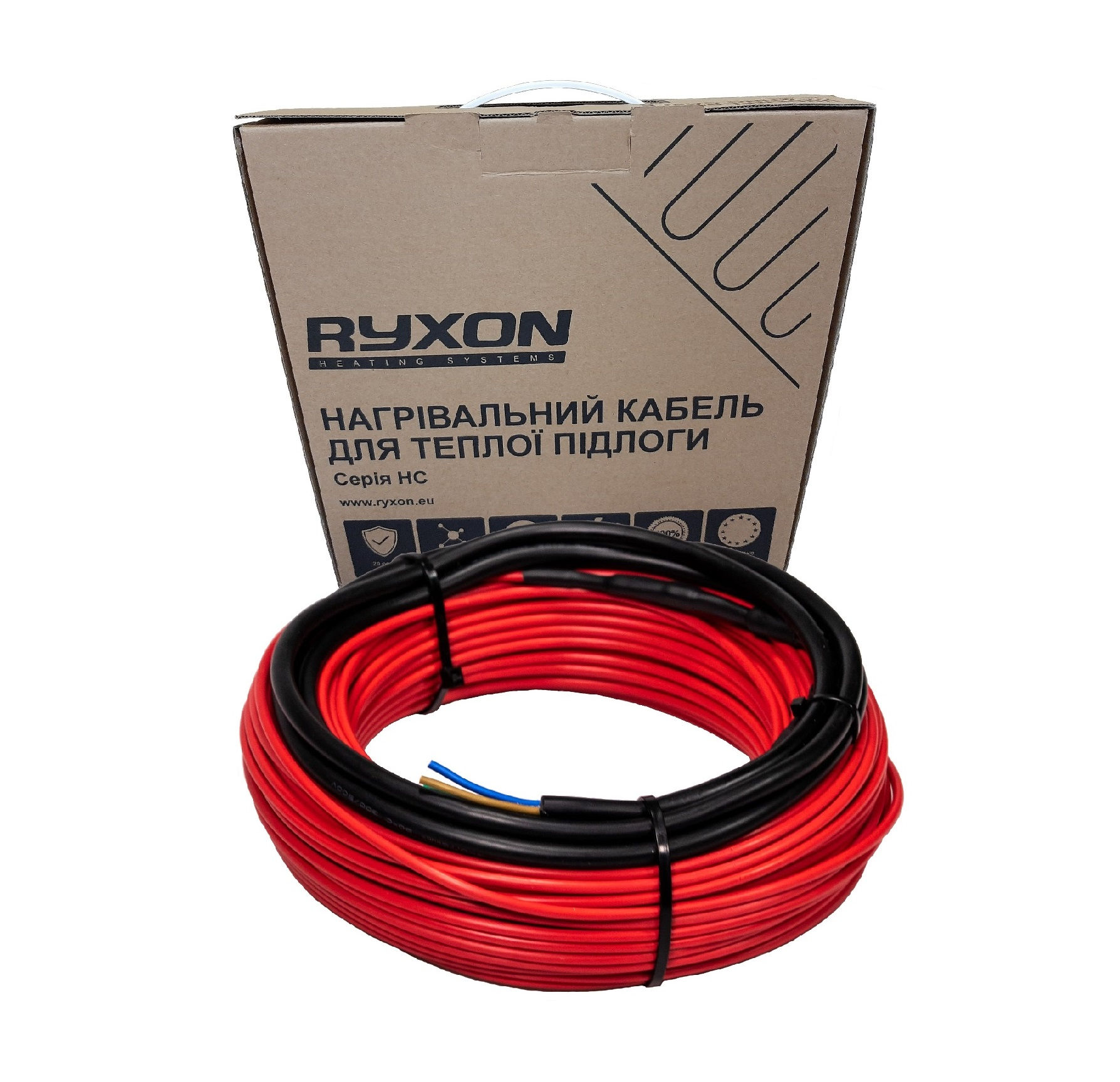 Нагрівальний кабель під плитку Ryxon (Латвія) - від 90 грн