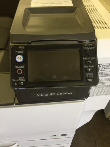 Refurbished Ricoh Aficio SP C830DN Color Copier Printer