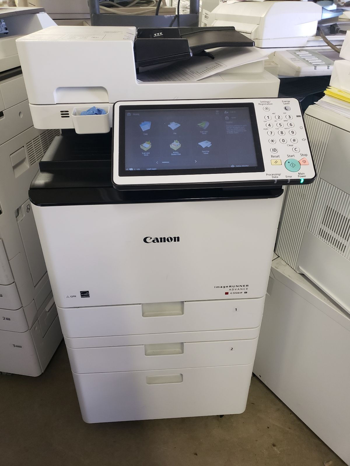 CANON ADVANCE IR C356IF COLOR COPIER PRINTER SCANNER