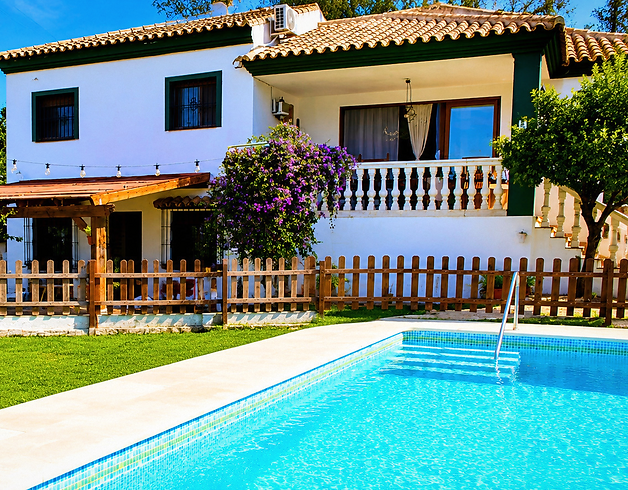 Swimming pool and boutique retreat house in Andalusia.