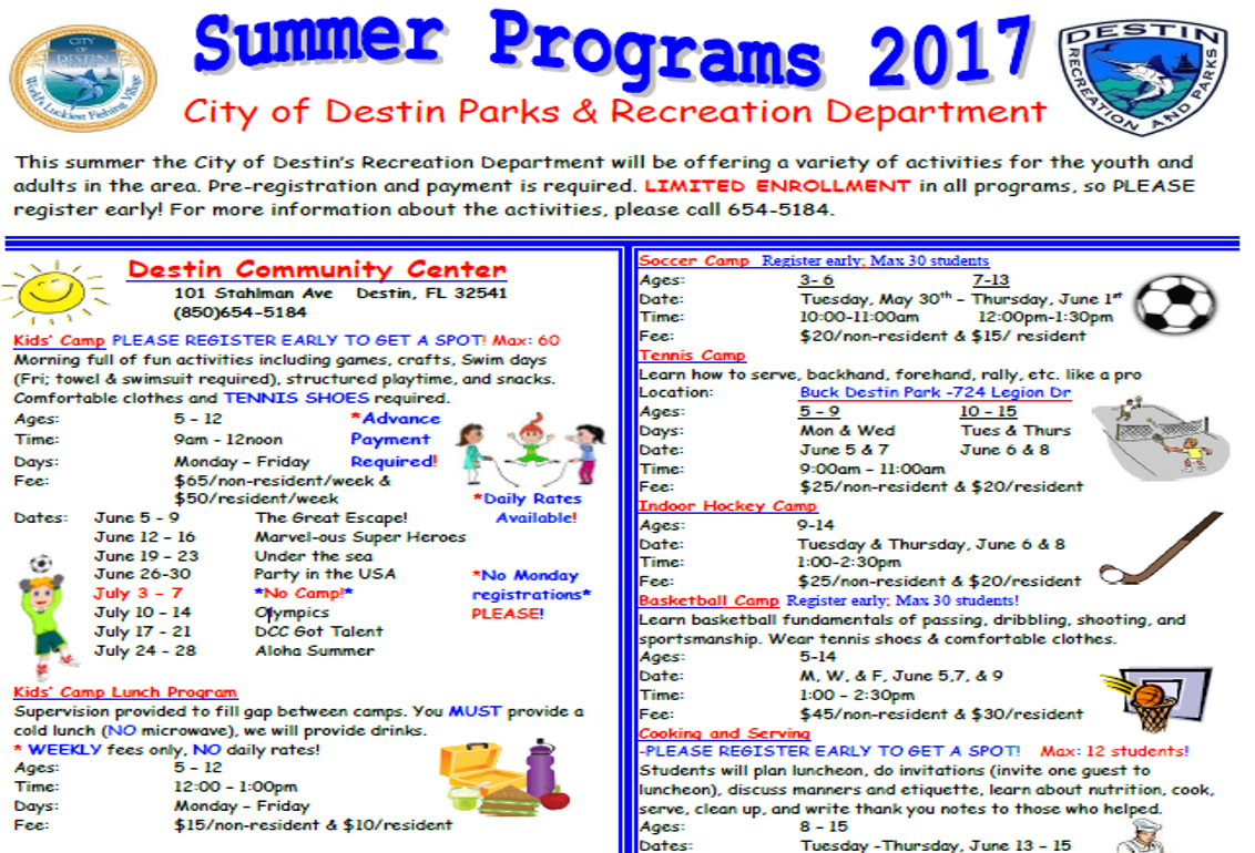 SPORTS CAMPS