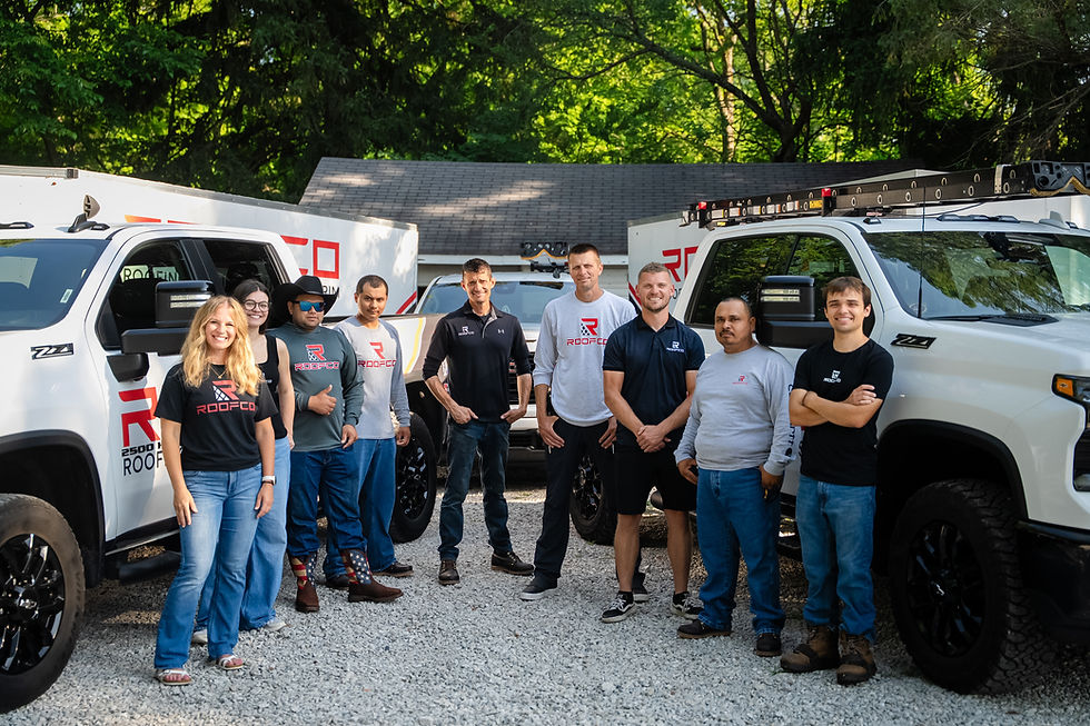 RoofCo roofing and exterior repair team