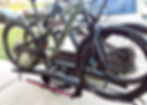 Thumbnail: Kody Technologies medium size bike rack light on a RockyMounts GigaWatt bike rack.