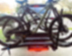 Thumbnail: Kody Technologies Single 16" bike rack light on a RockyMounts GigaWatt bike rack.